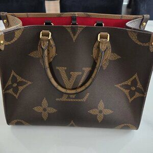 Authentic Louis Vuitton On the Go MM Brown Reverse Monogram